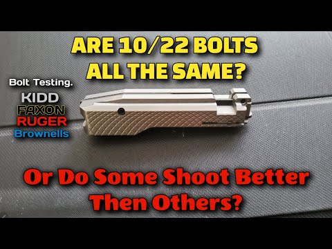 Are 10/22 Bolts all the same? Or Do Some Work Better Than Others? I test 4 more Bolts.