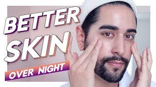 BETTER SKIN OVERNIGHT! Hack Your Evening Skincare Routine - Skincare Tips ✖ James Welsh