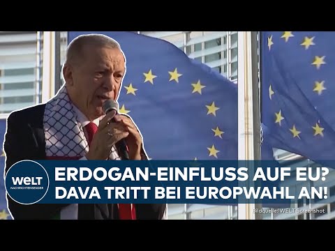 Video Thumbnail: EUROPAWAHL: Droht starker Einfluss von Erdogan in EU? CDU warnt vor neuer Partei DAVA