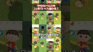 【検証】毎日99000ベルを光る地面に埋めたら、1ヶ月でいくら儲かる？ 【あつ森】@ほのげ