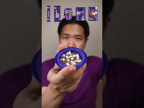 MAKAN SERBA CADBURY #asmr #shorts #chocolate