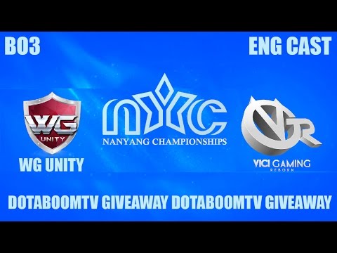 WG UNITY VS VICI GAMING REBORN, NANYANG CHAMPIONSHIPS SEASON 2, BO3 ENG CAST LIVE GIVEAWAY