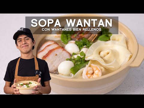 HOW TO MAKE QUICK AND EASY WONTON SOUP | ELÍAS VALDEZ | ACOMER.PE