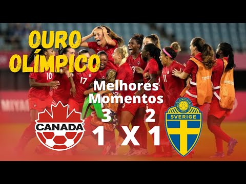 Gols e lances de Suécia x Canadá