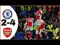 Chelsea vs Arsenal (2-4) All Goals Extended Highlights