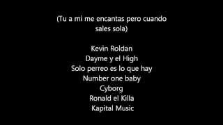 Kevin Roldan - Cuando Sales Sola (letra)