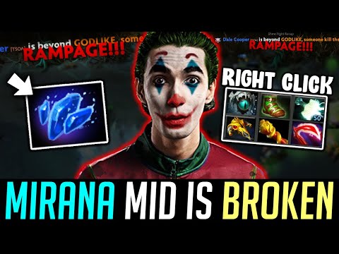 SumaiL Back in Mid w/ his MIRANA - RIGHT CLICK BOSS - 2x RAMPAGE!!! DOTA 2