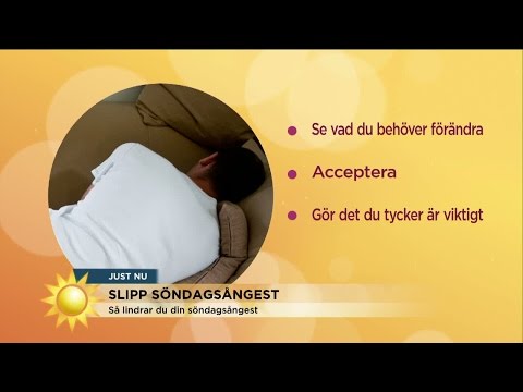 Så blir du kvitt din söndagsångest - Nyhetsmorgon (TV4)