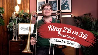 Video thumbnail for King 2B vs 3B Trombones | Review & Comparison by dawkesmusic
