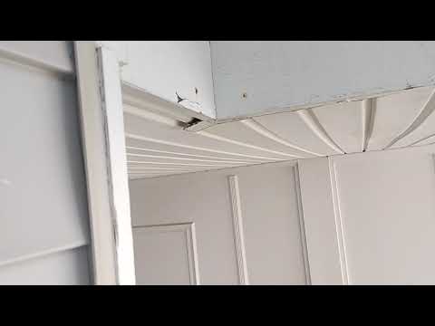 Yellow Jackets Hide in Small Hole in Soffit...