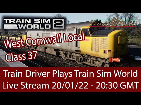 West Cornwall Local Class 37 Freight. - Dad Rail Train Driver Plays Part 1