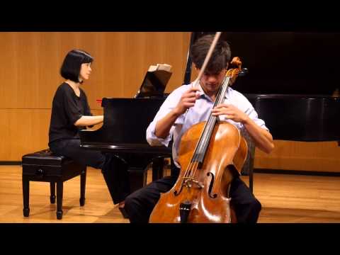 Derek Louie, cello.  Elgar Cello Concerto in E minor, Op. 85, Movements 1 and 2.