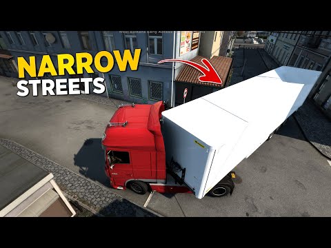 New Narrow Streets in Euro Truck Simulator 2 - West Balkans DLC
