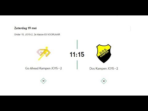 Doshelden Kampen: 19-05-2018 Go Ahead Kampen JO15-2 - Dos Kampen JO15-2 (5-2)