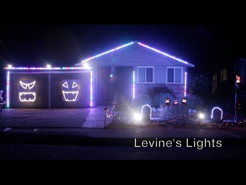 AMAZING HALLOWEEN LIGHT SHOW! 2015 Glee Off With your Head Halloween Light show