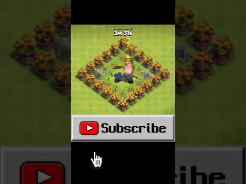 32 Max Level 5 Spear Thrower VS 10 Max level 35 Royal Champion. #clashofclans #coc