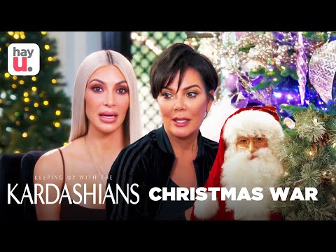 The Kardashians Fighting Over Christmas Decorations | Keeping Up With The Kardashians