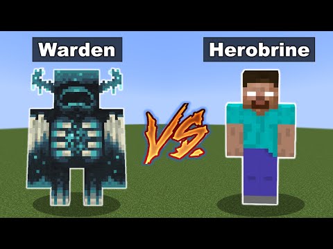 Warden vs Herobrine - Who will win?