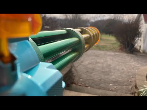 NERF Gatling gun review