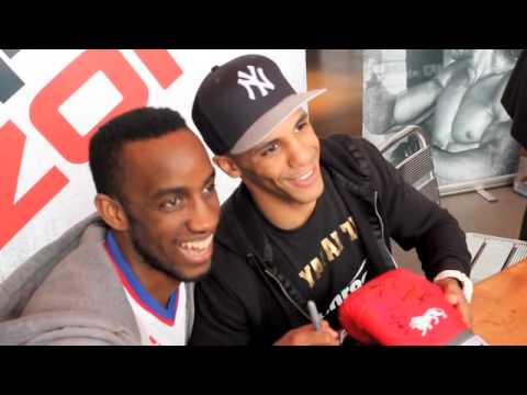 IN THE FAN ZONE WITH KAL YAFAI @ WEMBLEY - CARL FROCH v GEORGE GROVES 2