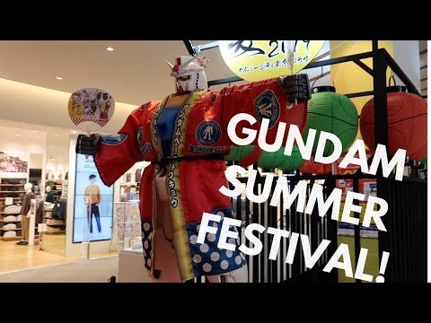 Gundam Summer Festival at Diver City, Tokyo!