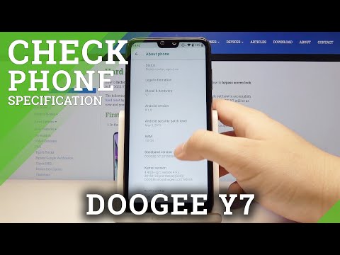 Where to Find Details of DOOGEE  Y7 - Check Phone Specification