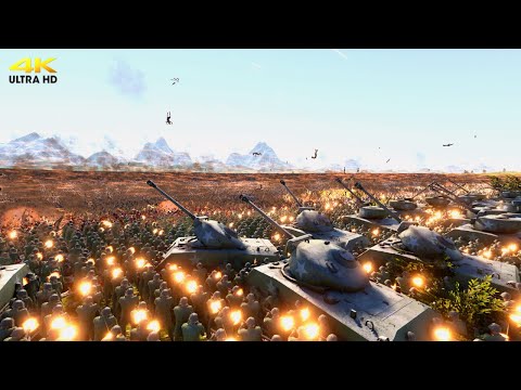 WW2 STEEL DEFENSE! WW2 SOLDIER vs 2.000.000 ZOMBIE| Ultimate Epic Battle Simulator 2 - UEBS 2 4K