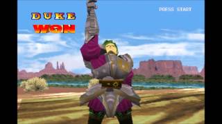 Battle Arena Toshinden 2 (Duke gameplay) for the PC