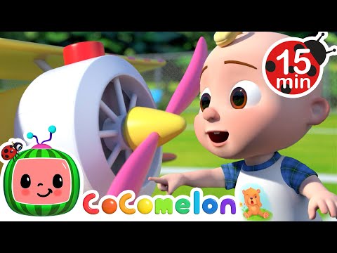 Airplane Field Day Song + More |  @cocomelon Nursey Rhymes | Cartoons for Kids | Songs for Childern