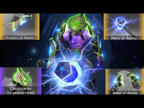 Faceless Void Mix Set Mace of Aeons / Bracers of Aeons / Claszureme Incursion Head