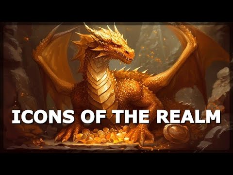 D&D Icons Of The Realm Gold Dragon
