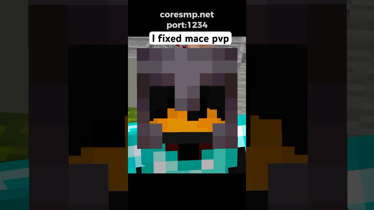 I fixed Mace pvp... #minecraft pvp