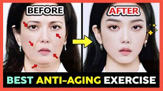 ✨ ANTI-AGING EXERCISE FOR FACE | LOOK YOUNGER, TIGHTEN SKIN, REDUCE WRINKLES (NO HAND TOUCH)