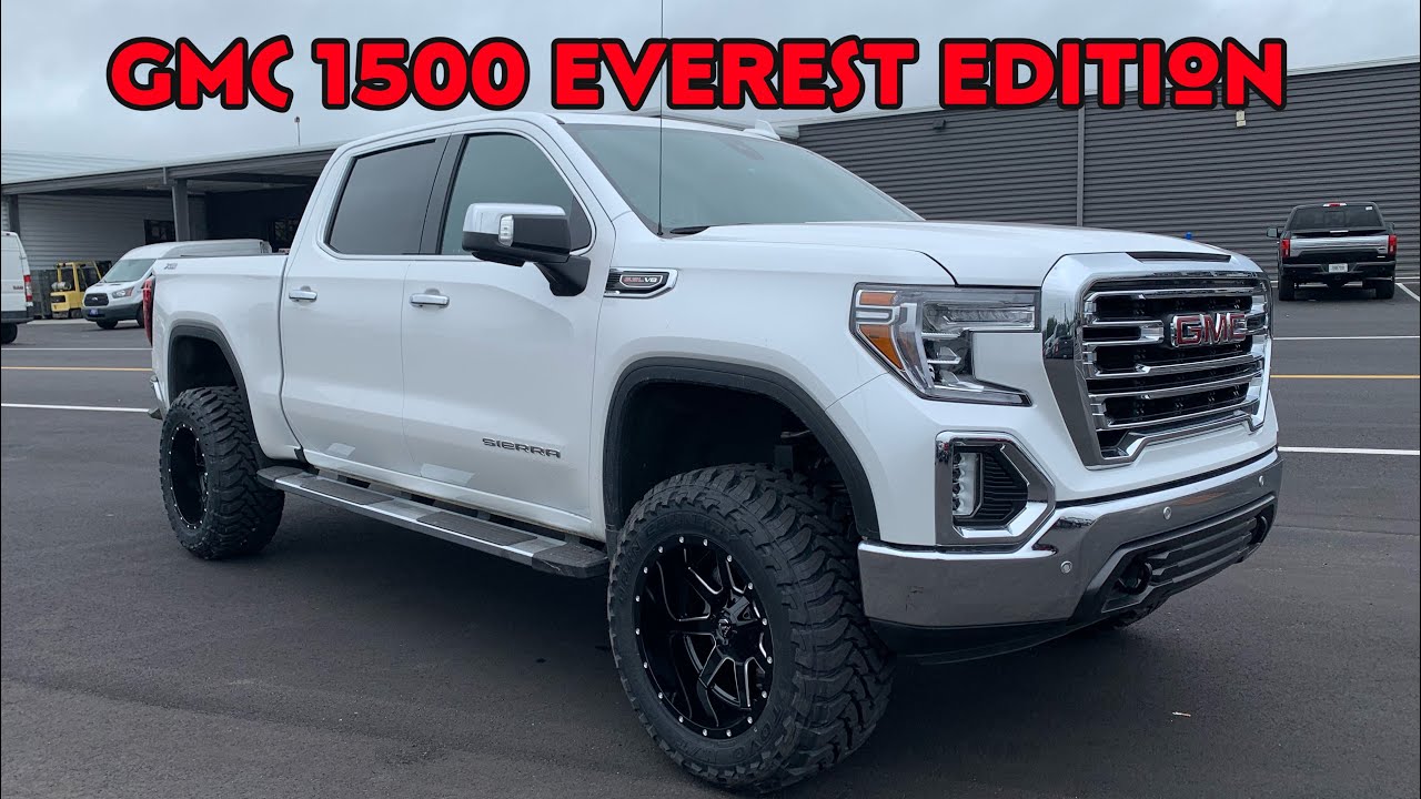 GMC Sierra 1500 X31 Everest Edition 6 Lift on 20x12s with 13.50 WIDE! 2019
