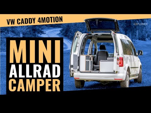Minicamper VW Caddy 4x4 im Test 👆 Auch so klein kann man offroad reisen!
