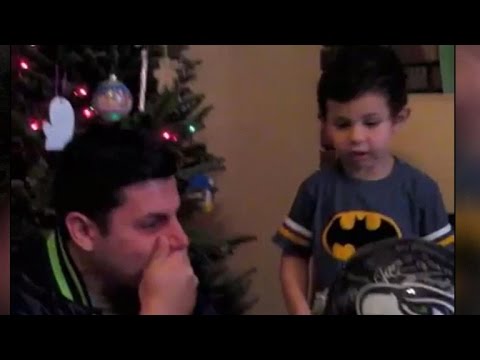 Seahawks player surprises fan with helmet signed by entire team