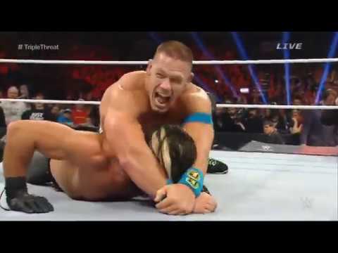 Brock Lesnar vs Seth Rollins vs John Cena (Royal Rumble 2015)  Highlights