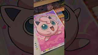 asmr color with me jigglypuff 💖 relaxing asmr coloring Pokemon #coloringasmr #coloriagemystère