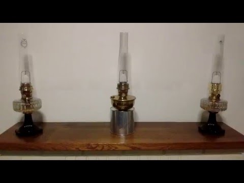 Aladdin Mantle Lamp Burner Brightness Comparison part 1