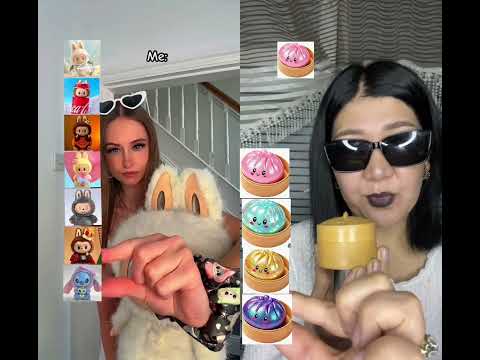 Labubu vs Squishy Dumplings! 🥟🧸 Which one would you pick?
