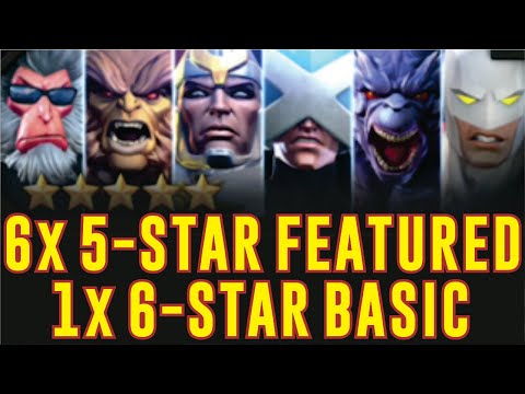 6x 5-Star Featured, 1x 6-Star Crystal Opening! - Marvel Contest of Champions