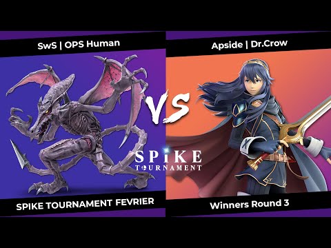 SpikeT Février Winners Round 3 - SwS | OPS Human (Ridley) VS Apside | Dr.crow (Lucina)