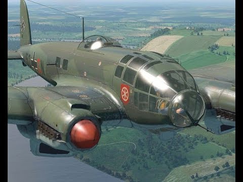 War Thunder He 111 H3 Trolling French Bomber