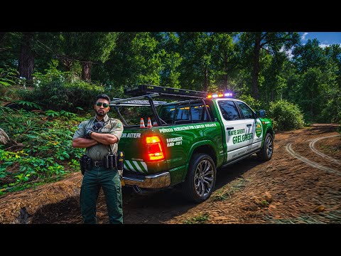 Playing GTA 5 As A Park Ranger Police Officer | The Most Ultra Realistic Graphics In Lspdfr | 4K