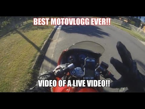 MotoVlog: Best motovlogger ever? Recording of a live video?