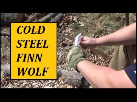 Cold Steel Finn Wolf Folding Knife Doing Things Video