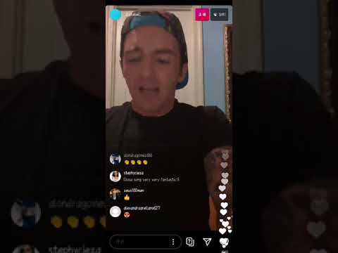 Drake Bell Ig Live - Fuego Lento, I Believe (Backhouse Mike), Makes Me Happy (Half of it)
