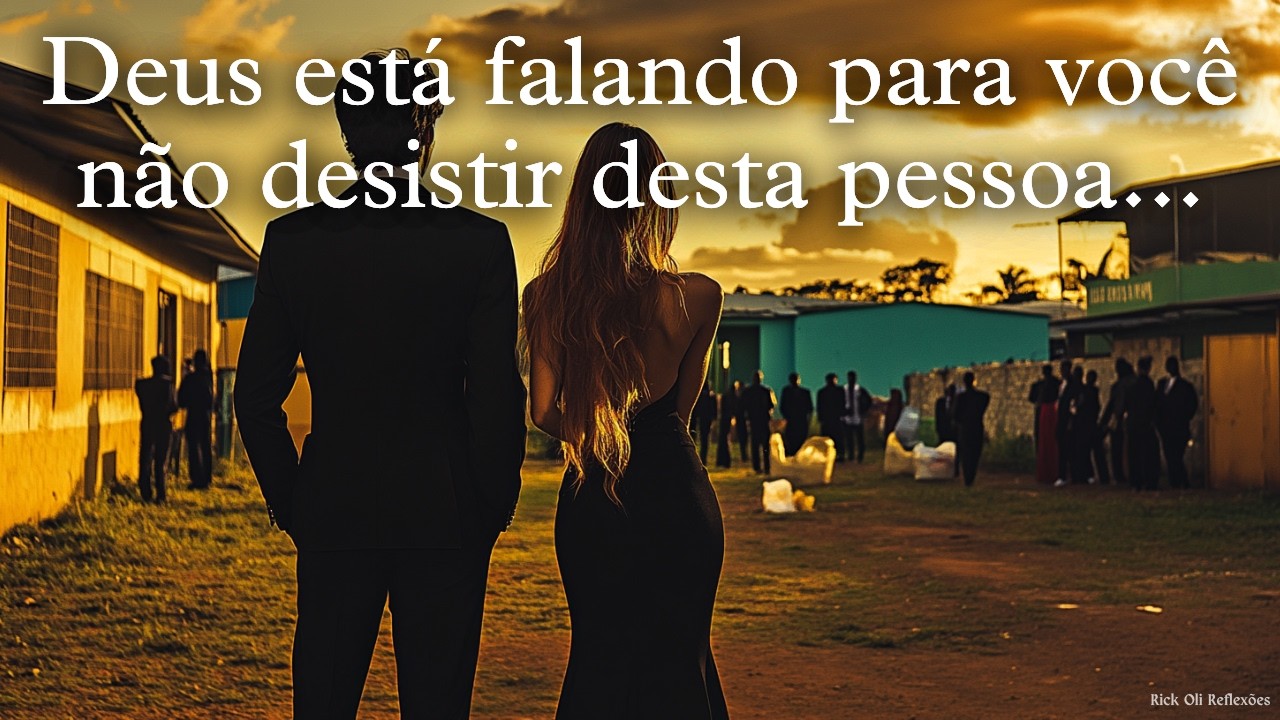 DEUS ESTÁ FALANDO PARA VOCÊ NÃO DESISTIR DESTA PESSOA...