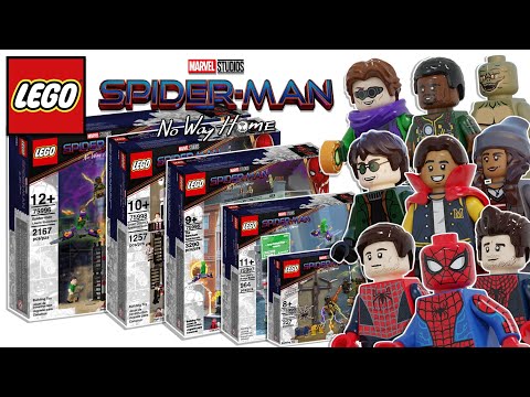 LEGO Spider-Man No Way Home Spoiler Custom Sets