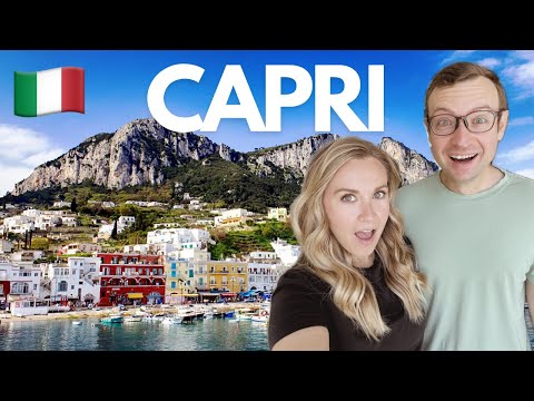 Capri DAY TRIP VLOG 🇮🇹 Ferry From Naples, Italy (Island Tour & Chair Lift)